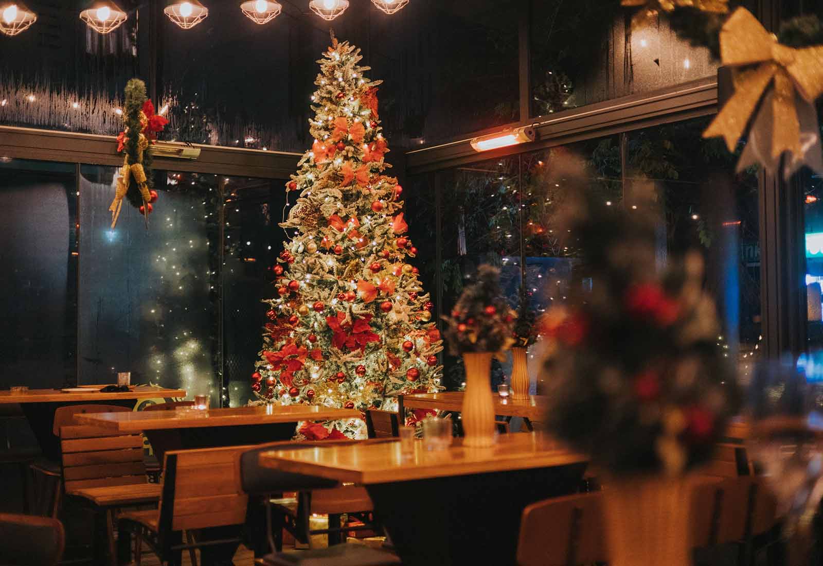 preparar restaurante cena navidad